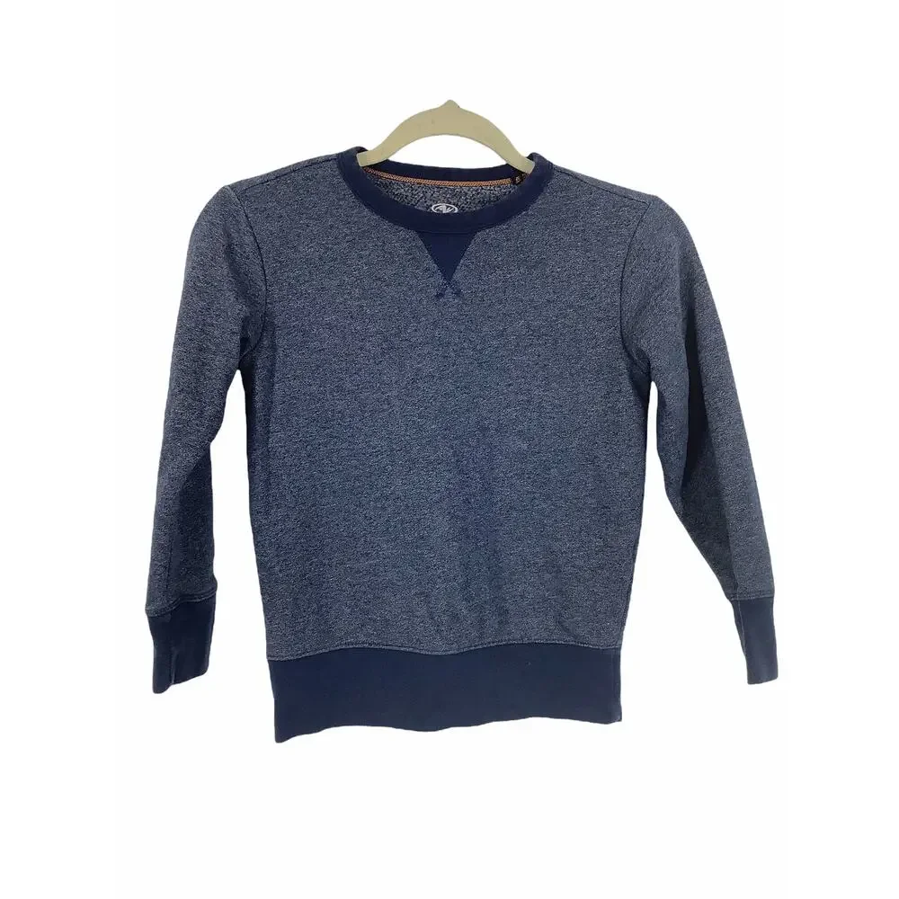 Old Navy Athletic Works Heathered Blue Pullover Sweatshirt Kids Youth Medium